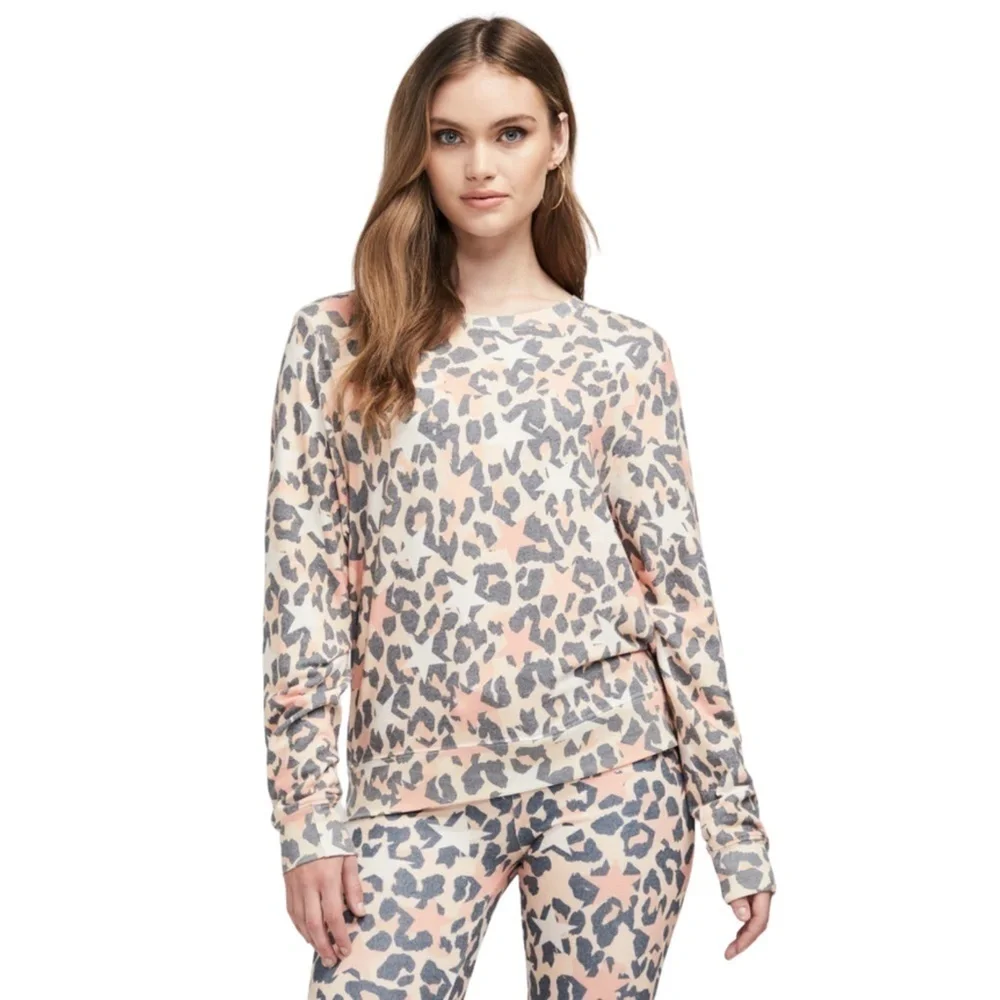 NWT Wildfox Leopard Stars and Spots 2 Pc. Set Sz. XS